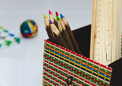 llapis, color, maquinetes de fer punta, Art, dibuix, disseny, col·lecció