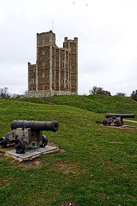 defence, castle tower, canons, fortification, fortress, medieval, stronghold