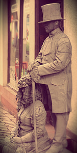 Marburg, patsas, ihmisen, kuva, henkilökohtainen, Ylä-town, vanha