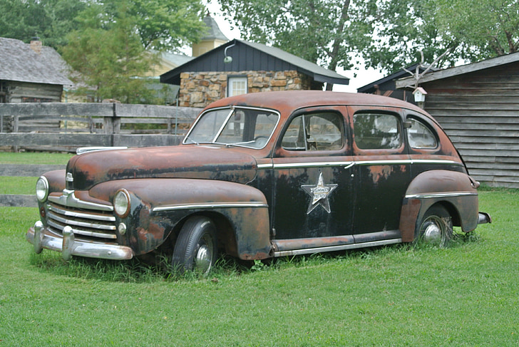oldtimer, stari, vozila, star avto, avtomobilski, Classic