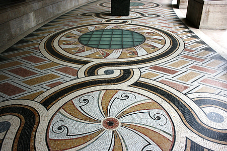 mosaik, Petit palais, Paris, Frankrike