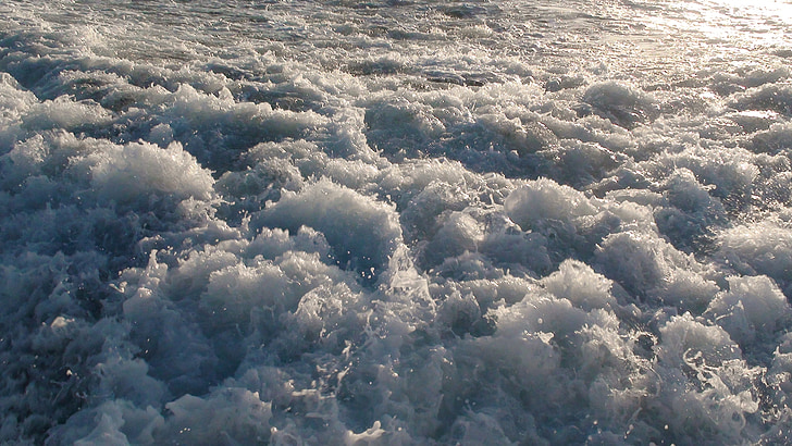 nước, giật gân, bong bóng, làn sóng, nhấp nháy, ẩm ướt, xoắn