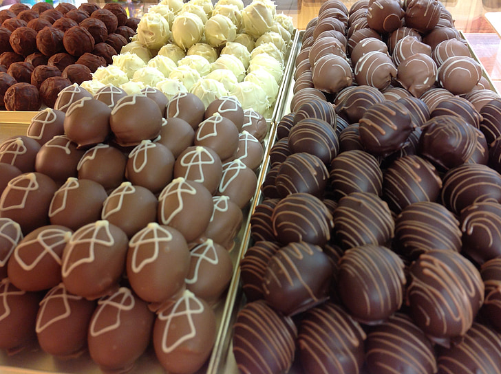 čokolády, Mozartkugeln, sladkosti, čokoláda, slané chyba, Chocolatier, Confiserie