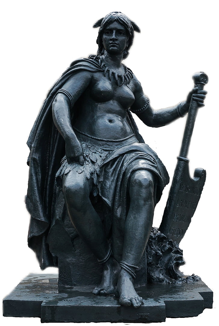 Paris, statuen, kunst, figur, skulptur, kvinne, Metal