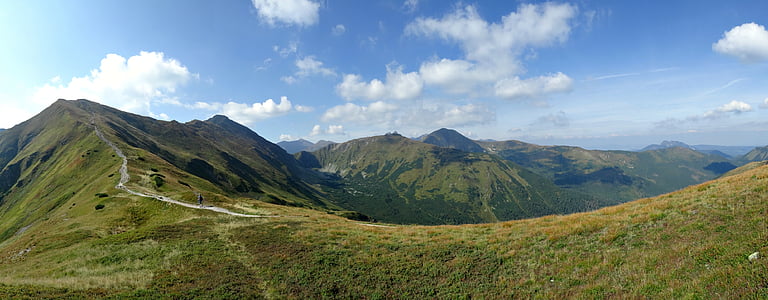 Tatrai, kalnai, Vakarų Tatrai, kraštovaizdžio, nacionalinis parkas, turizmo, Gamta