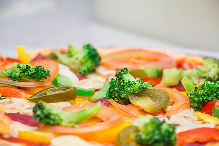 pizza, pizza service, italian, eat, pizza topping, vegetable pizza, vegetarian