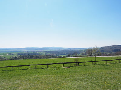 raportat, câmpuri, Lauterach, Baden württemberg, punct de vedere, Valea Dunării, autobuze