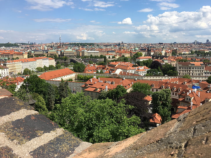 Prag, Češka Republika, krajolik, arhitektura, grad, pregleda, planinarenje