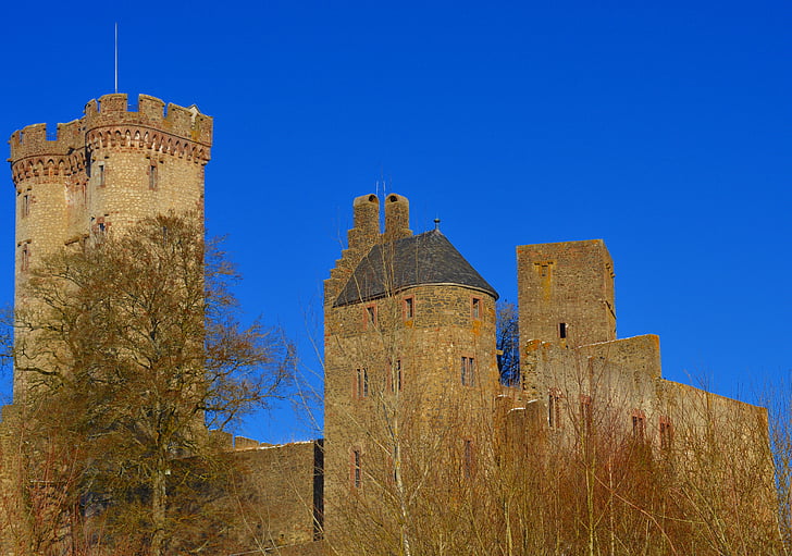 Zamek, Zamek rycerski, Wieża, Zamek zamek, punkt widokowy, Zamkowa ściana, Średniowiecze