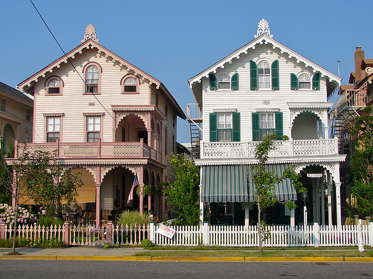 guerny cmhd, new jersey, historic district, houses, front, exterior, facade