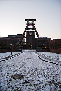 Bill, Zollverein, těžní věž, zastavit hory, Moje, staré, průmyslové