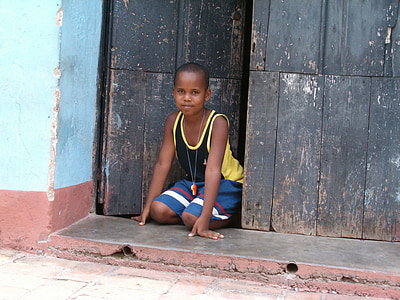 Kuba, dítě, Chlapec, děti, lidské, barva kůže, kubánský