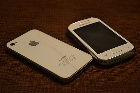 Телефон, Samsung, ячейка, сотовый телефон, трещины, электронное оборудование, Электроника