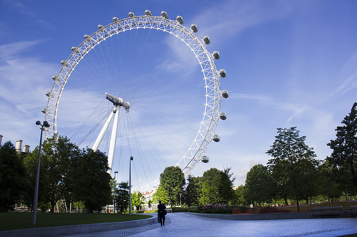 London eye, London, Turnier, Urlaub, Riesenrad, Park, Blick