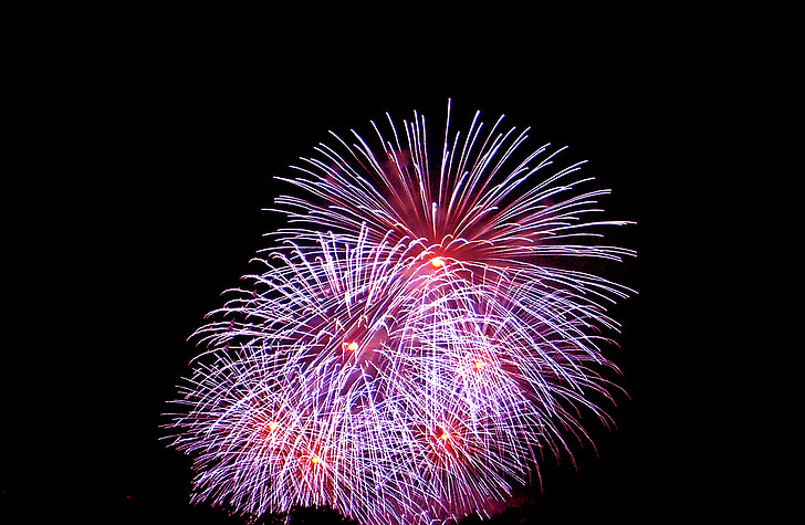 fireworks, night, ad, lighting, pyrotechnics, light, celebration