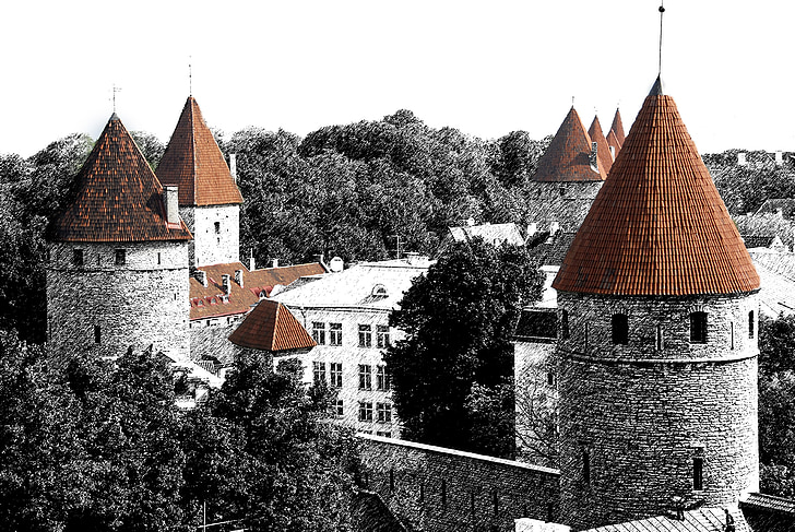 Tallinn, Estland, rejse, Baltic, City, arkitektur, by