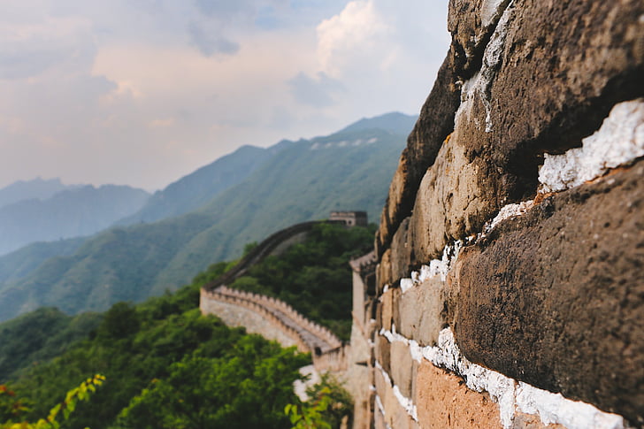 Suurepärane, seina, Hiina, turist, sihtkoha, kohapeal, Tour
