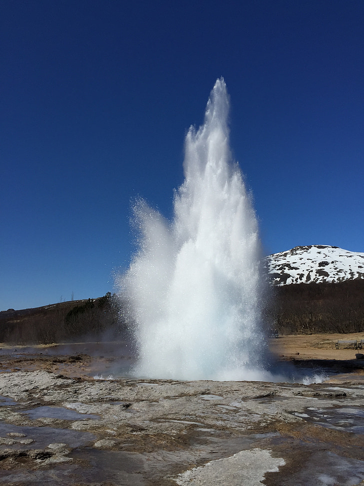 Islandia, Gejzer, geotermalne, Natura, gorąco, wulkaniczne, wiosna