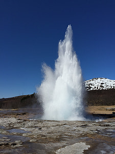 Island, gejser, geotermisk, natur, Hot, vulkanske, forår