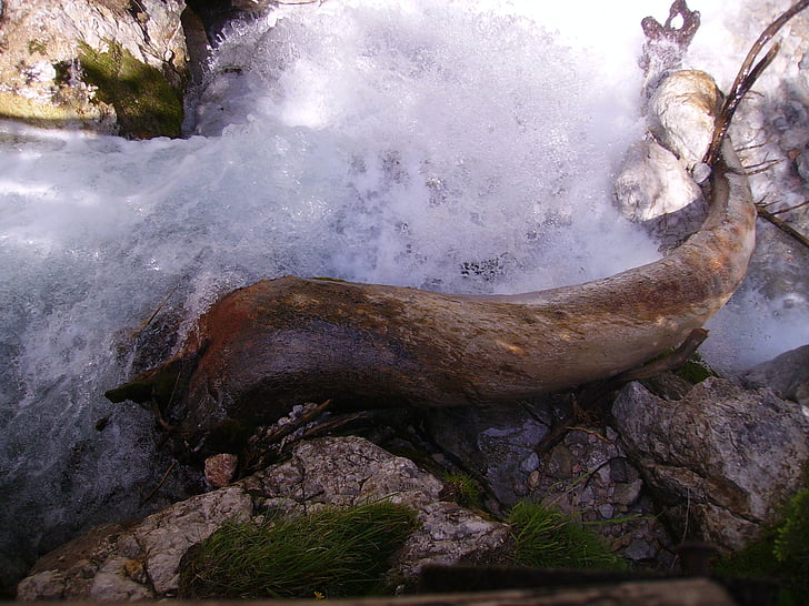chute d’eau, Direction générale de la, nature, Autriche, eau, à l’extérieur, Rock - objet