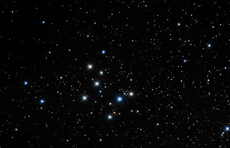 the night sky, astronomical objects, m29, messi, charles mesh, open clusters