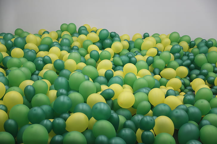 balionas, žalia, yra nemažai, fono, fonai