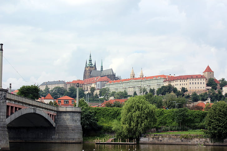 prague, czech republic, bridge, historically, moldova, city, river