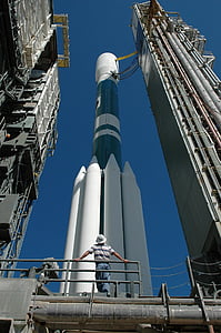 kosmosa kuģi, raķete, Launch pad, tornis, tehnoloģija, Cosmos, telpa
