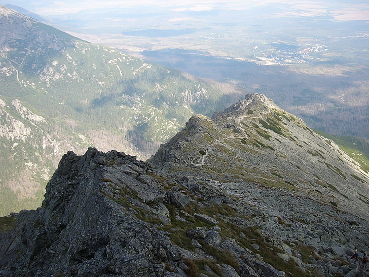 montagnes, Tatras, nature, falaise, excursion