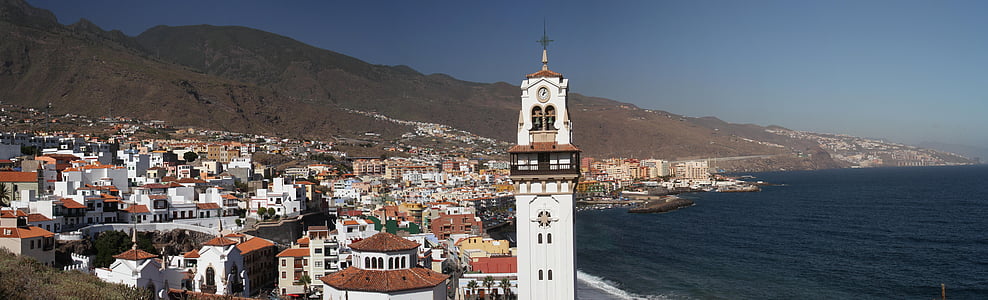 Tenerife, by, Kanariske, Spanien, spansk, Village, traditionelle