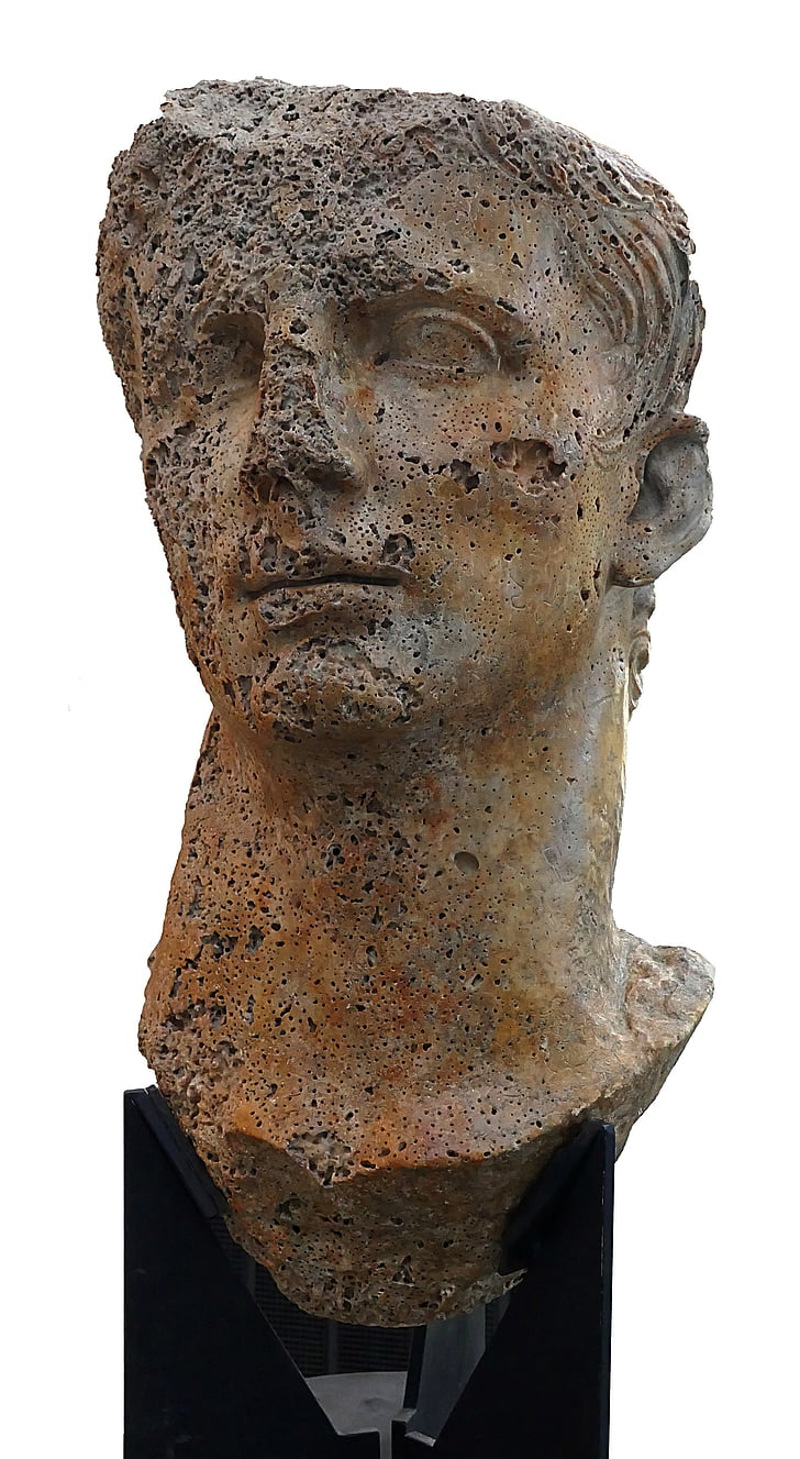 augustus caesar, roman, emperor, arles, museum, archaeology, head