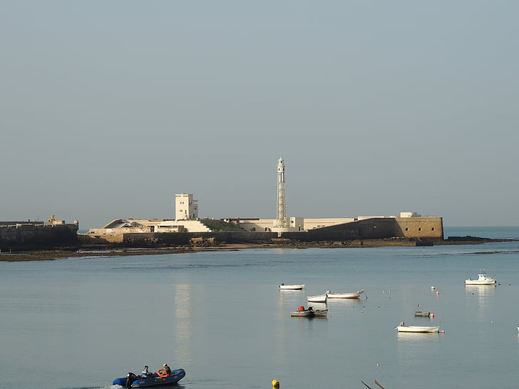 Ocean, Lighthouse, Marina, båt