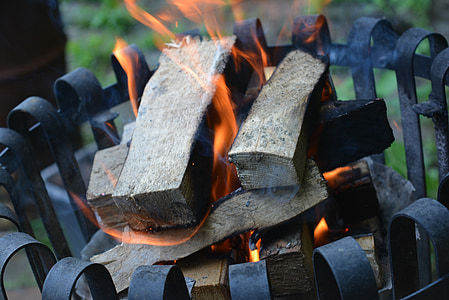 campfire, fire, barbecue, fire basket, flame, iron - Metal, fire - Natural Phenomenon