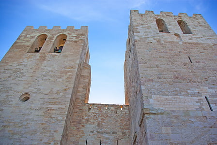 Abbey, Abbaye, Gereja, abad pertengahan, Santo victor, Marseille, Prancis