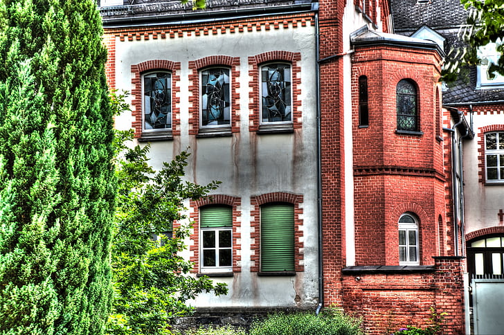 Mosteiro, edifício, fachada, arquitetura, HDR, herrschbach