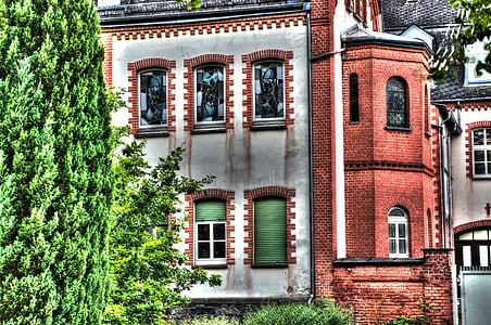kloster, bygning, facade, arkitektur, HDR, herrschbach