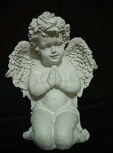 anjo, bebê, asas