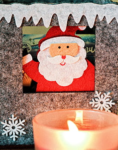 Santa claus, Kerst, vakantie, vrolijk kerstfeest, besneeuwde, Santa, winterse