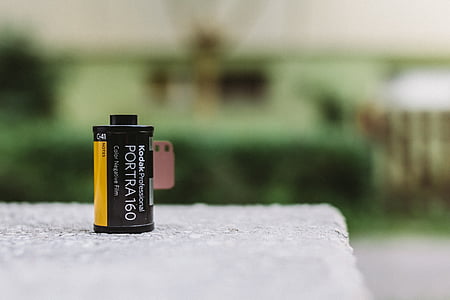 Kodak, филм, portra, аналогови, фотография, стар, фотографски