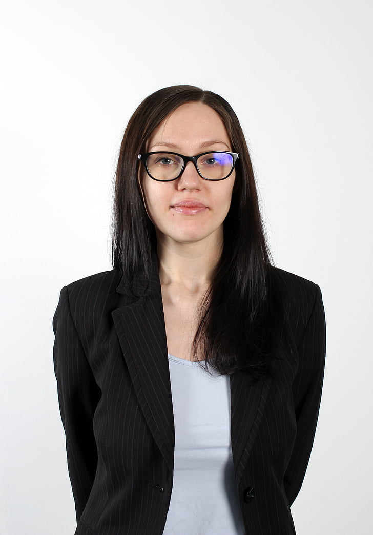 woman, glasses, business woman, professional, business suit, person, corporate