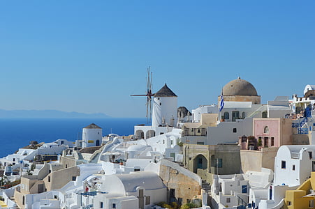 Grécko, more, Stredozemného mora, Ostrov, Port, Cestovanie, Lighthouse