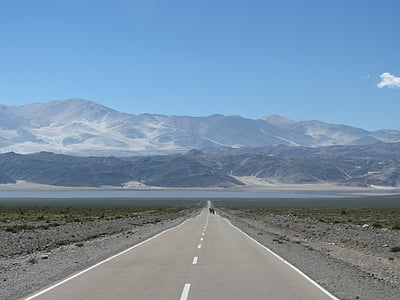 road, away, distance, landscape, travel, death Valley National Park, desert