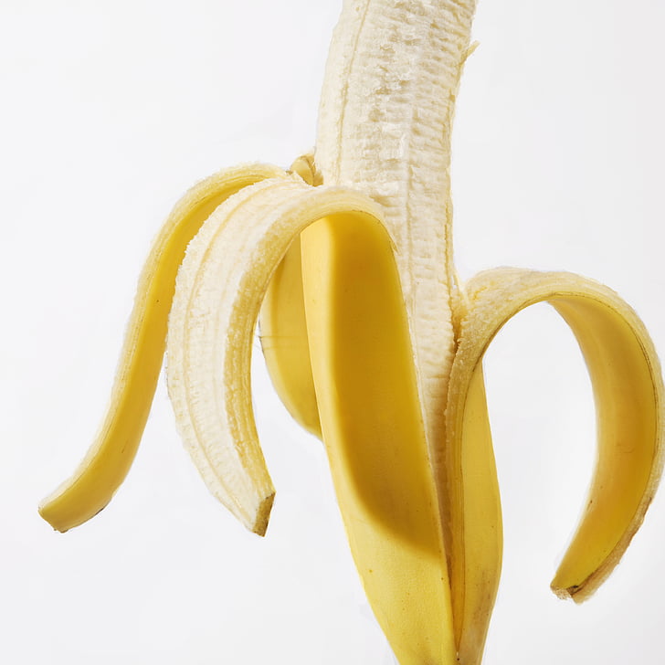 Banana, mangiare, frutta, cibo, sano, dolce, vitamine