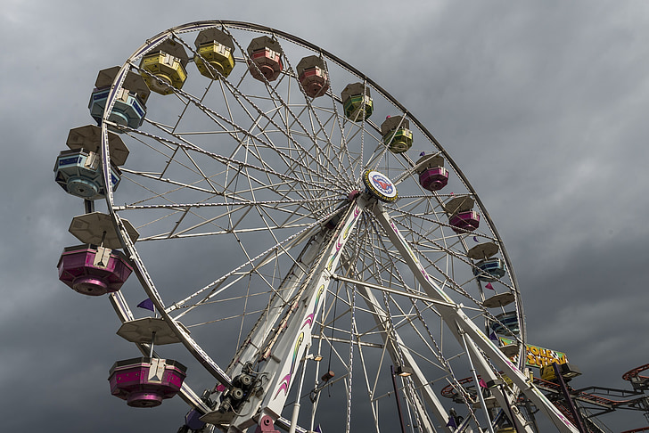 Ferris wheel, ly kỳ, vui vẻ, giải trí, giải trí, hứng thú, niềm vui