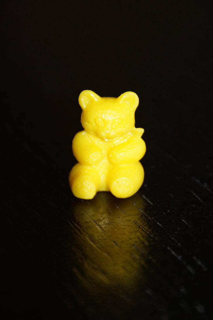 Teddy, oso de peluche, oso de, juguetes de los niños, Figura, amarillo, juguetes
