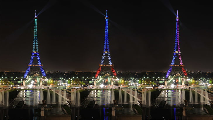 Torre Eiffel, Paris, arquitetura, Monumento, aniversário, 120 anos