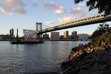 New york, perjalanan, Sungai, Jembatan, newyork