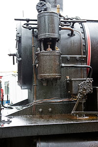 lokomotiv, damp, Railway, arv, detaljer, pumpe, ventil