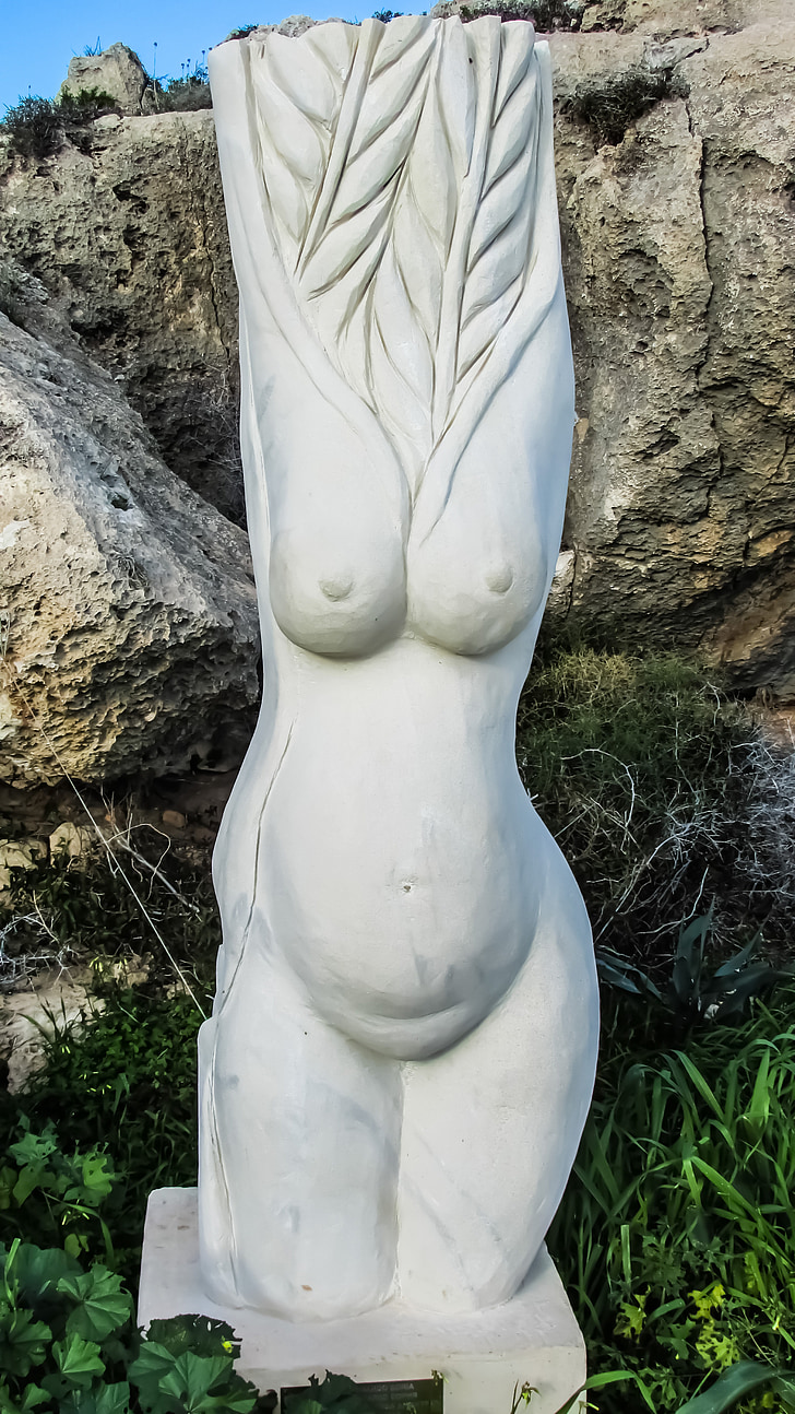 cyprus, ayia napa, sculpture park, fertility, earth