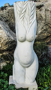 Kypros, Ayia napa, skulpturparken, fruktbarhet, jorden